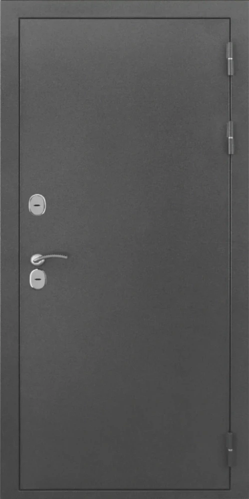 Входная дверь ДвериПРО L-Термо серебро Экошпон СБ-3 (16мм, капучино) DPRO200542 внешняя сторона